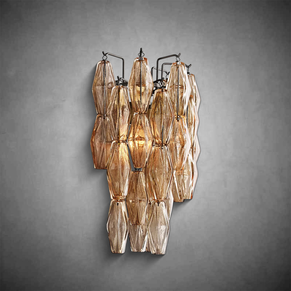 Chiare Glass Wall Sconce-Fanci Lamps