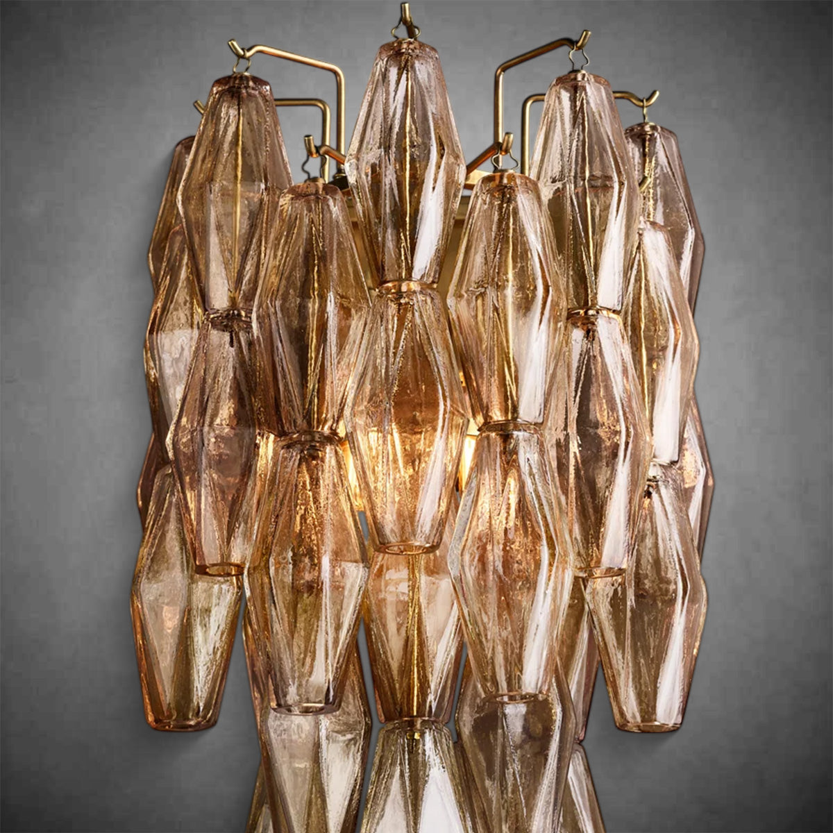 Chiare Glass Wall Sconce-Fanci Lamps