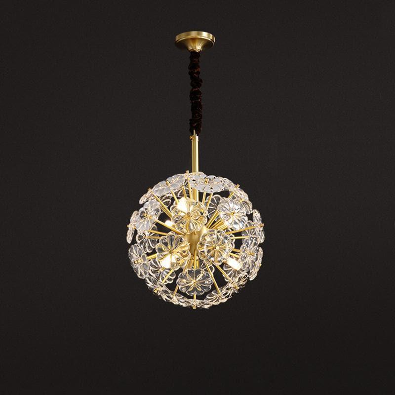Classic Brass Dandelion Chandelier-Fanci Lamps