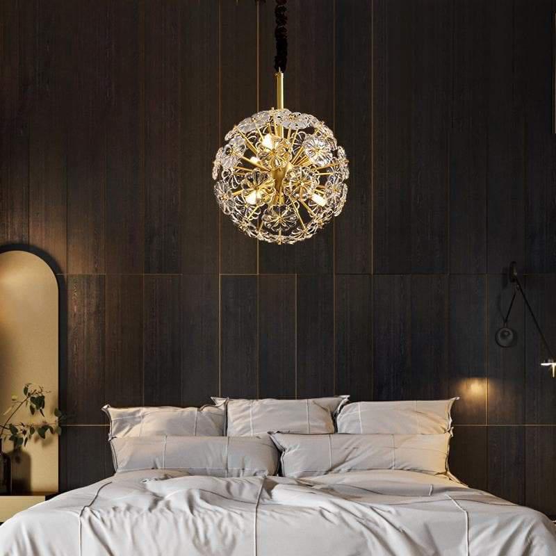 Classic Brass Dandelion Chandelier-Fanci Lamps