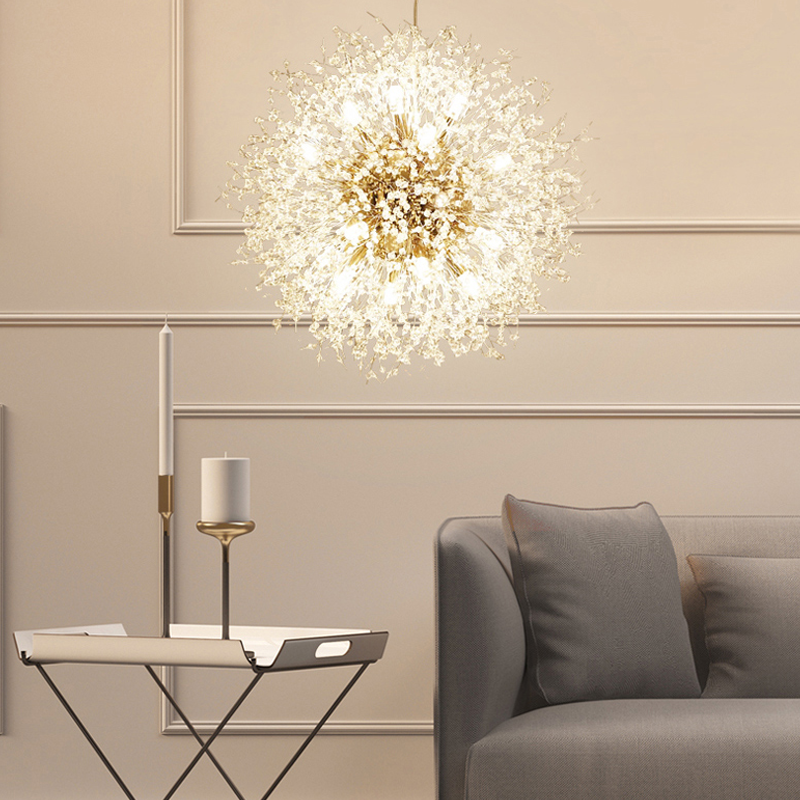 Dandelion Modern Crystal Pendant Light-Fanci Lamps