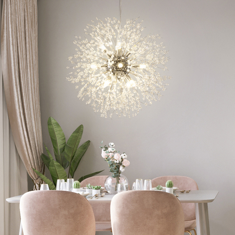 Dandelion Modern Crystal Pendant Light-Fanci Lamps