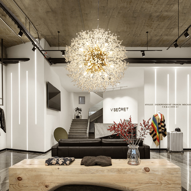 Dandelion Modern Crystal Pendant Light-Fanci Lamps