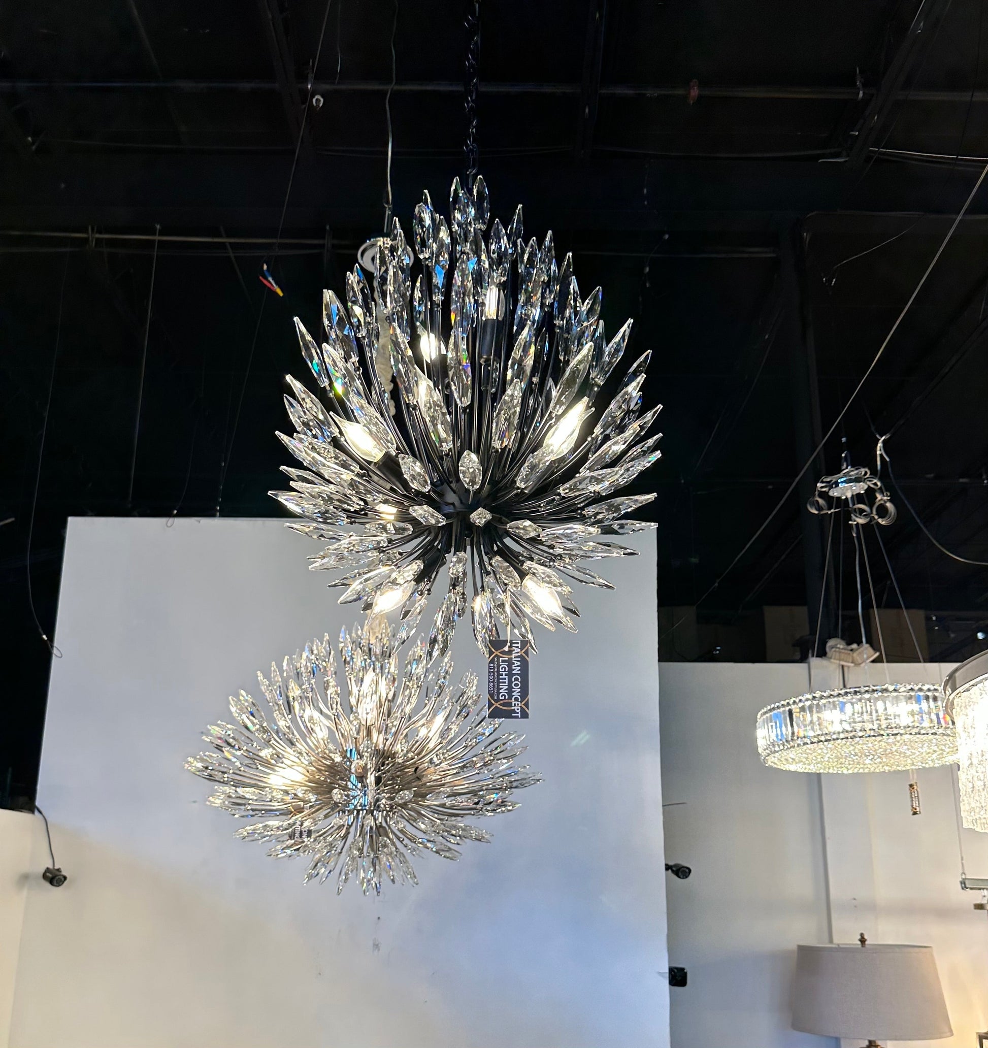 Lily Starburst Crystal Sputnik Chandelier-Fanci Lamps