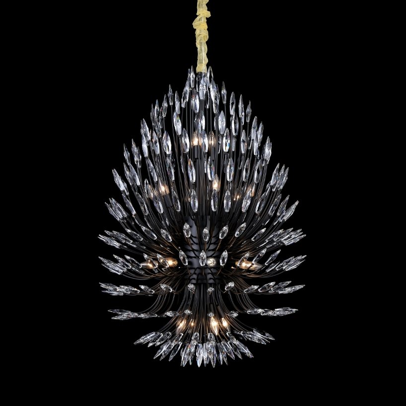 Lily Starburst Crystal Sputnik Chandelier-Fanci Lamps