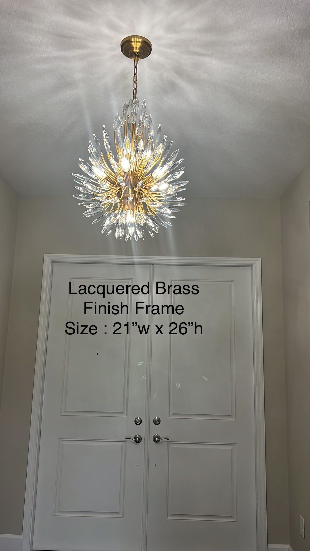 Lily Starburst Crystal Sputnik Chandelier-Fanci Lamps