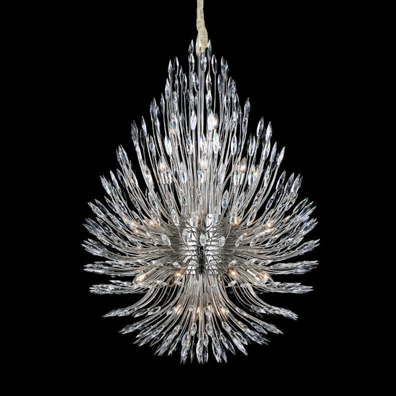 Lily Starburst Crystal Sputnik Chandelier 43"W-Fanci Lamps