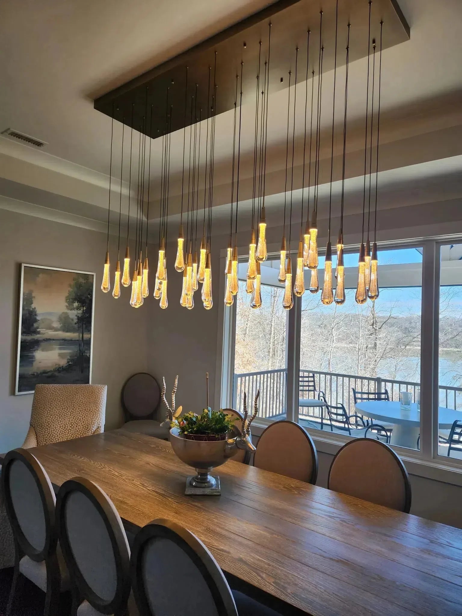 Soltaire Linear Chandelier 37"50"70"87"120"-Fanci Lamps