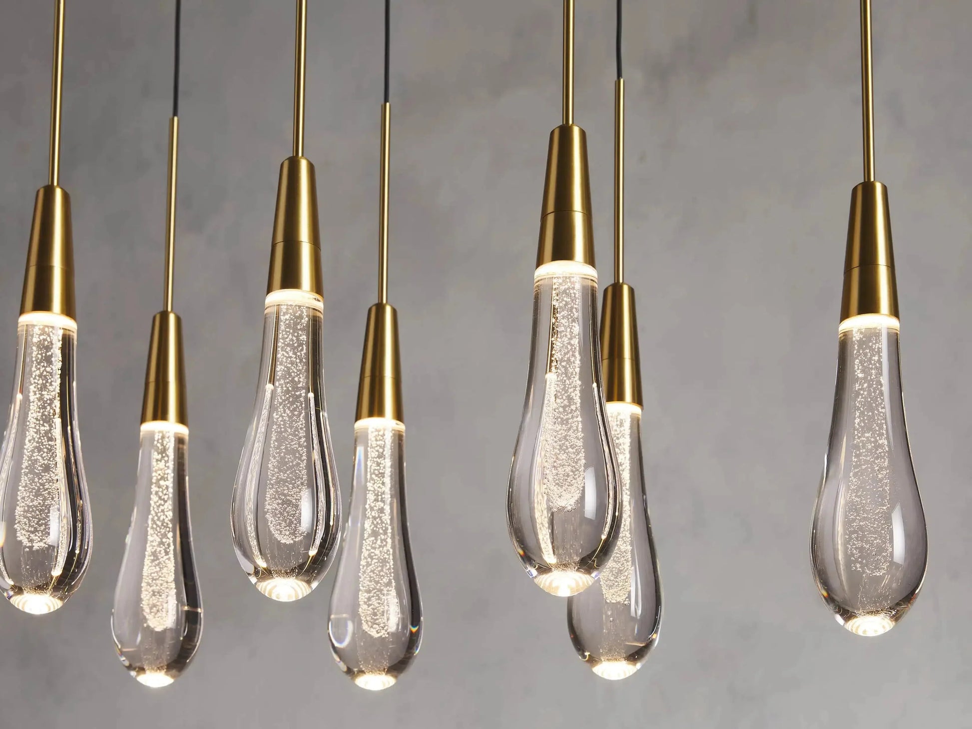 Soltaire Linear Chandelier 37"W-Fanci Lamps