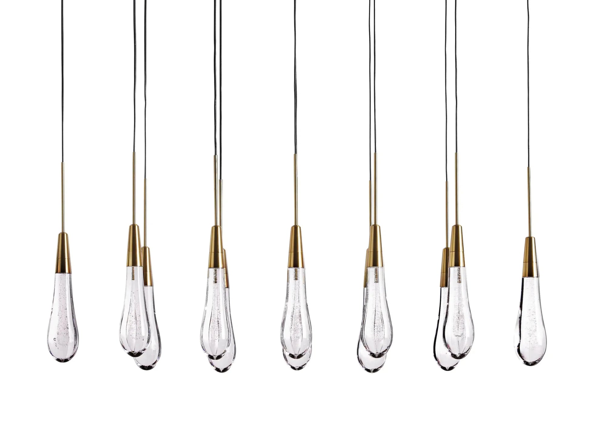 Soltaire Linear Chandelier 37"W-Fanci Lamps