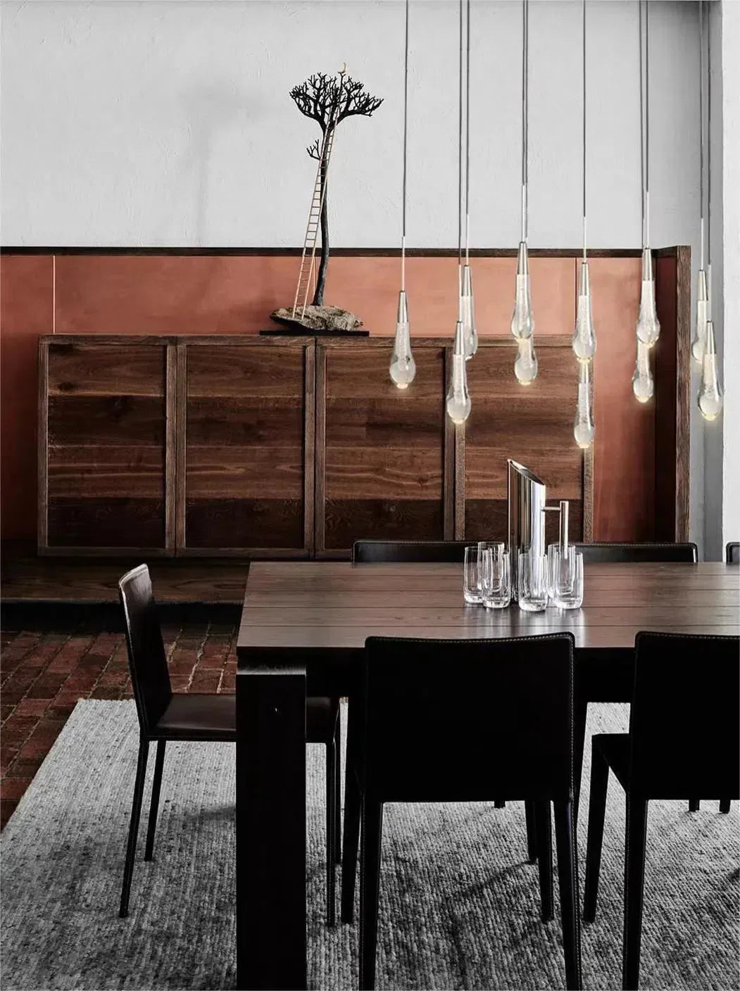 Soltaire Linear Chandelier 37"W-Fanci Lamps