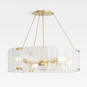 Womter Round Crystal Chandelier 32"
