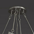 Extra Large Foyer Vertical Layers Crystal Chandelier Chrome Ceiling Lighting Fixture For Staircase Entryway Decor