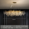 Winter Branch Crystal Chandelier