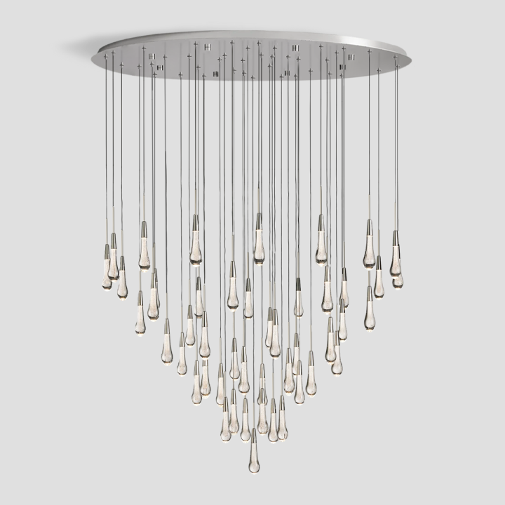 Soltaire Round Chandelier 17" 24" 36“ 58“-Fanci Lamps