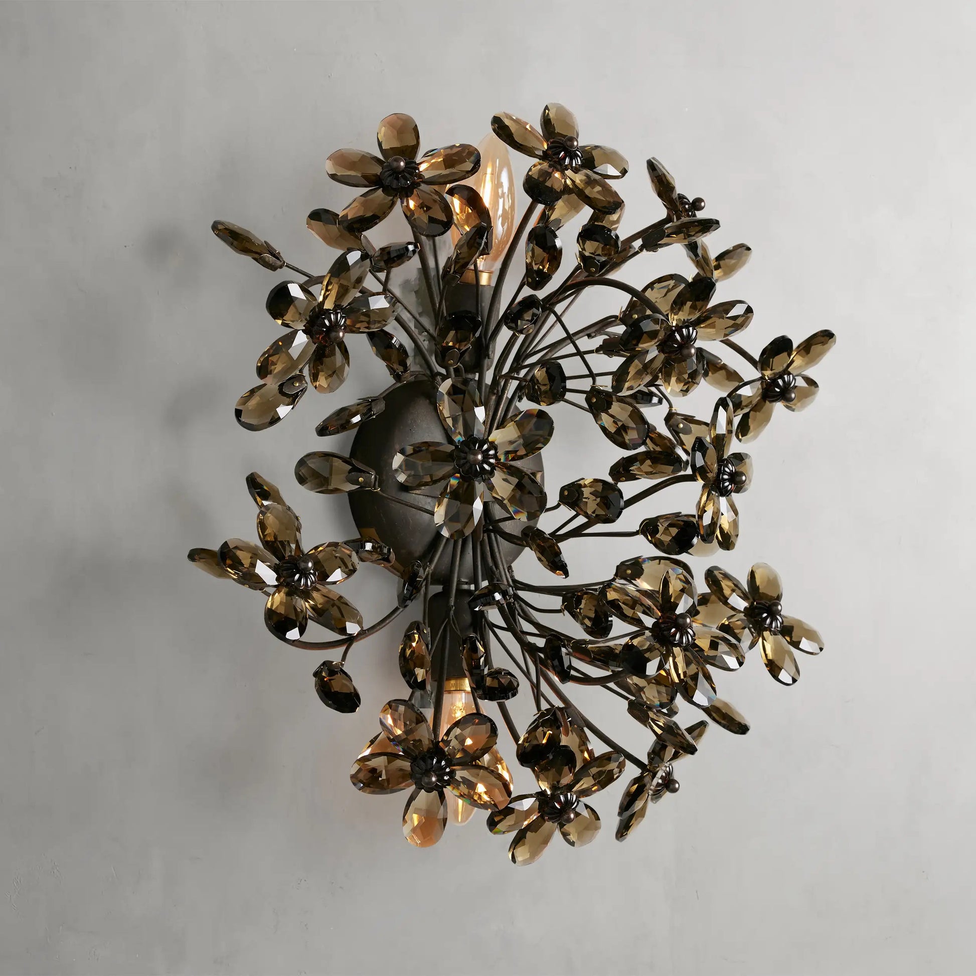 Fiore Colored 2-Light Wall Sconce 14"H-Fanci Lamps
