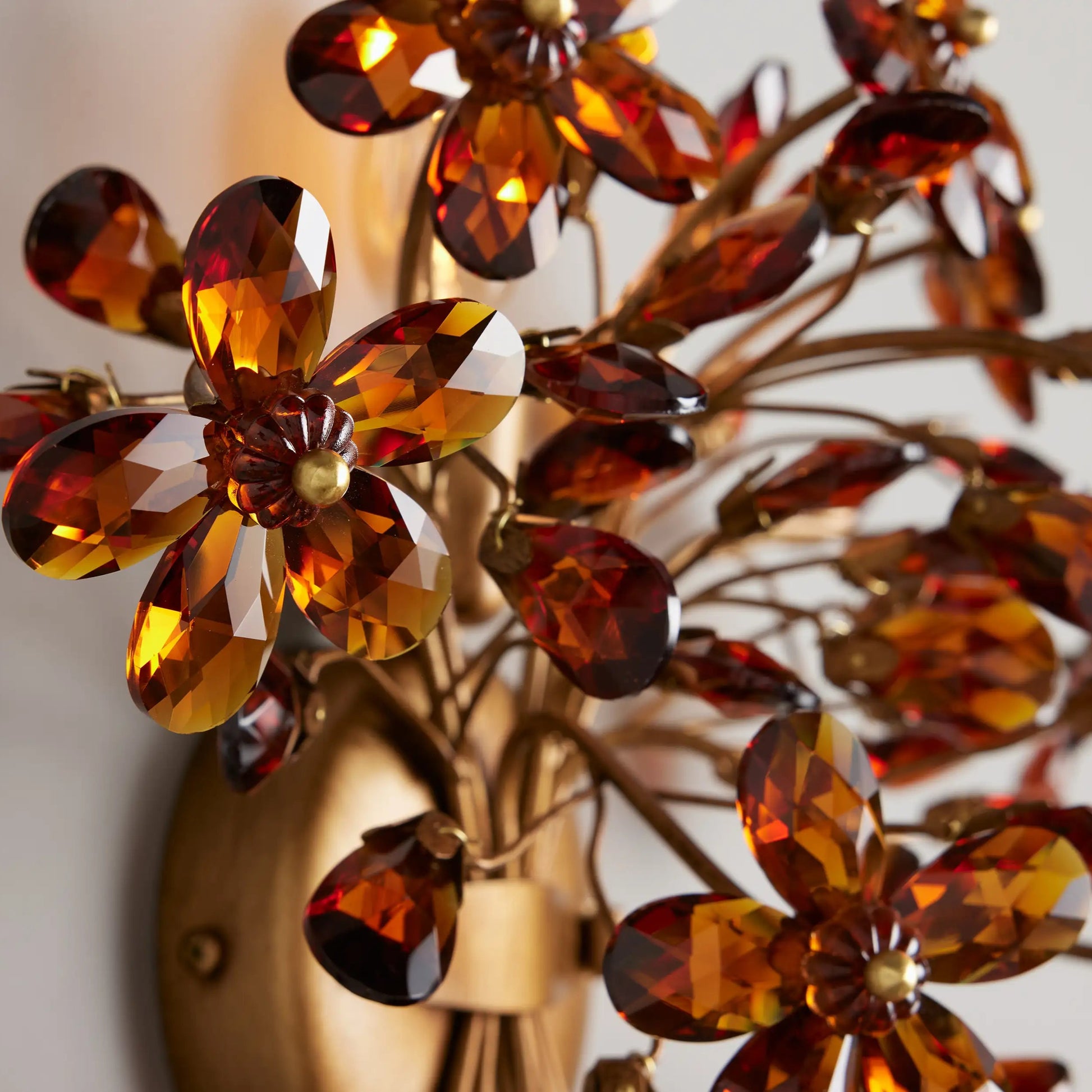 Fiore Colored 2-Light Wall Sconce 14"H-Fanci Lamps