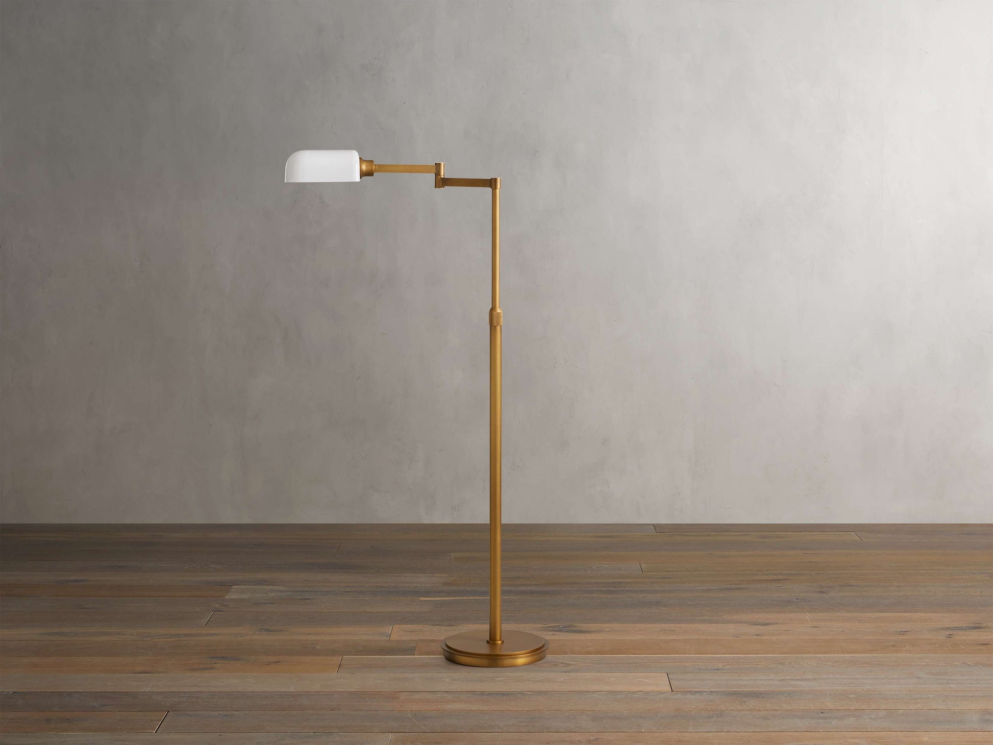 Zayd Swing Arm Floor Lamp-Fanci Lamps