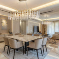 YUYI Gold Tree Branch Crystal Chandelier 47.2