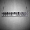 La Cage Rectangular Chandelier 7 Light-Fanci Lamps