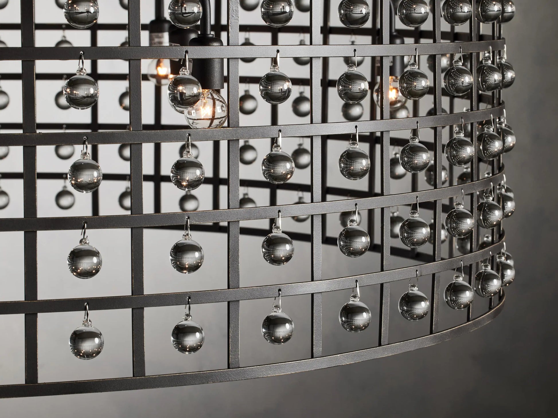 La Cage Round Chandelier 6/8/12 Light-Fanci Lamps