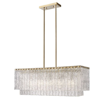 Z-Lite Linear Glass Chandelier