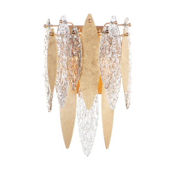 Majestic Gold Finish 18-inch Wall Sconce - Elegant Lighting Fixture