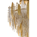 Majestic Gold Finish 29-inch Flush Mount Ceiling Light Fixture