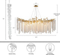 YUYI Modern Crystal Chandelier: 47.2
