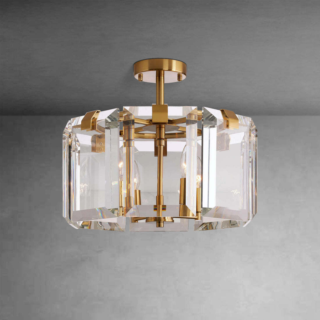 Amaya 4-Light Flushmount-Fanci Lamps
