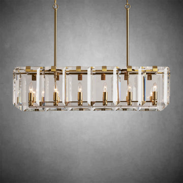 Amaya Rectangular Chandelier 12/16 Light-Fanci Lamps