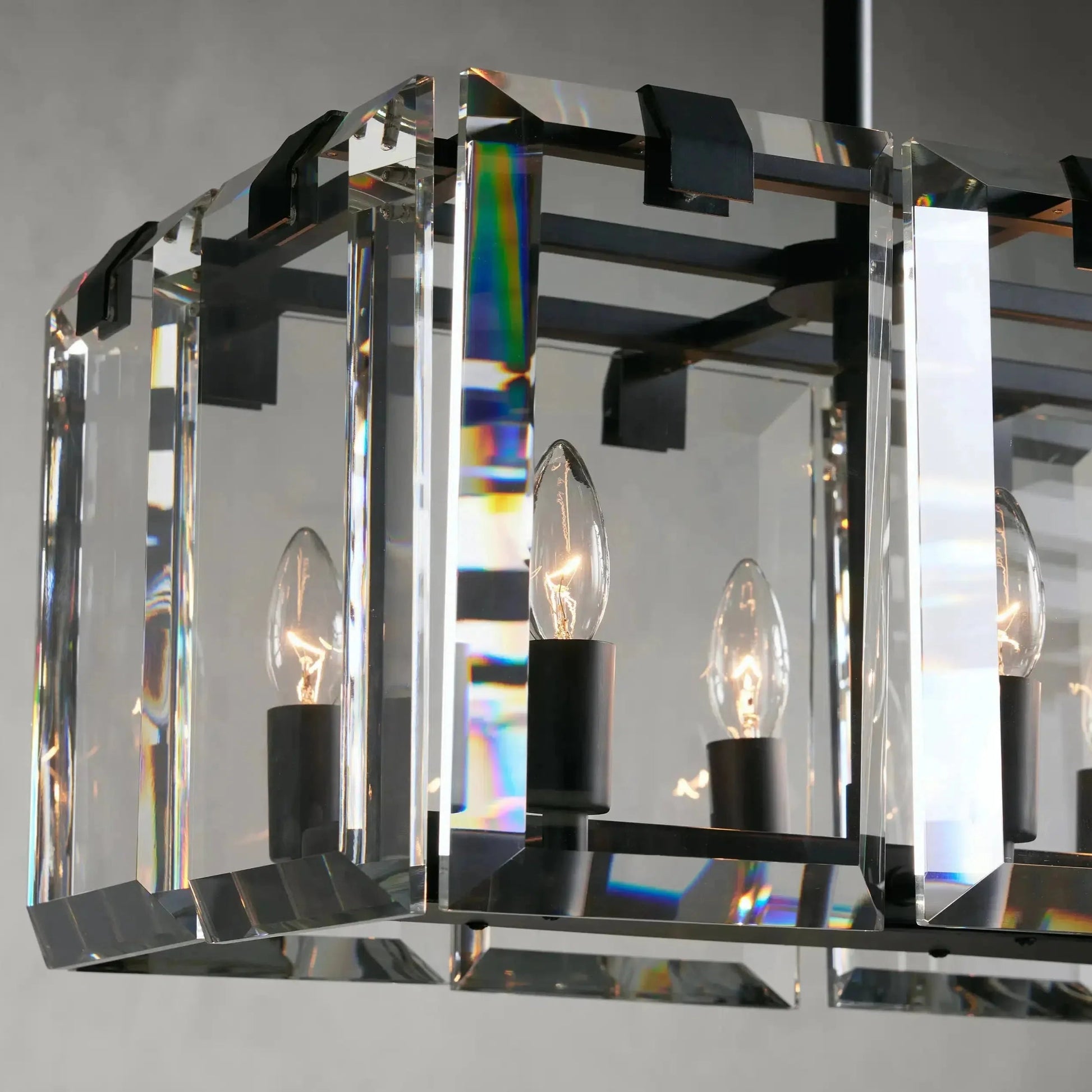 Amaya Rectangular Chandelier 12/16 Light-Fanci Lamps