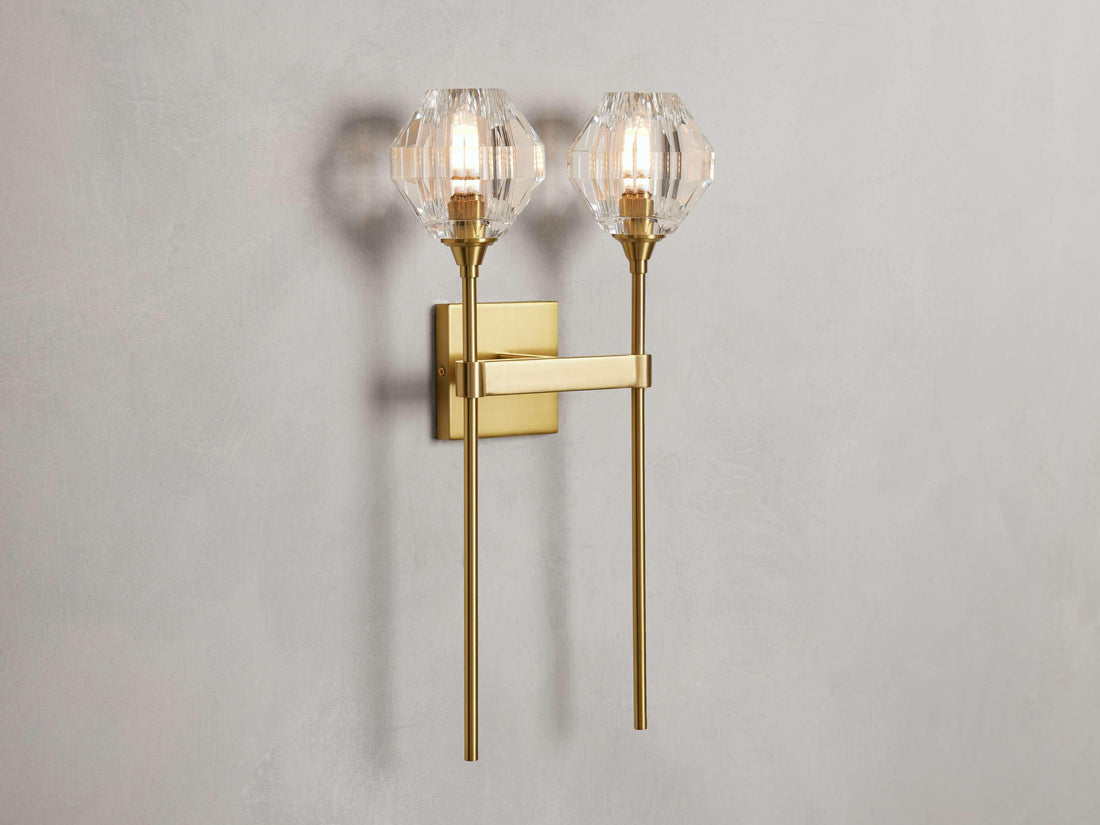 Amoroso 2-Light Wall Sconce-Fanci Lamps
