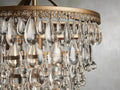 Anabella Round Chandelier 17''23''H-Fanci Lamps