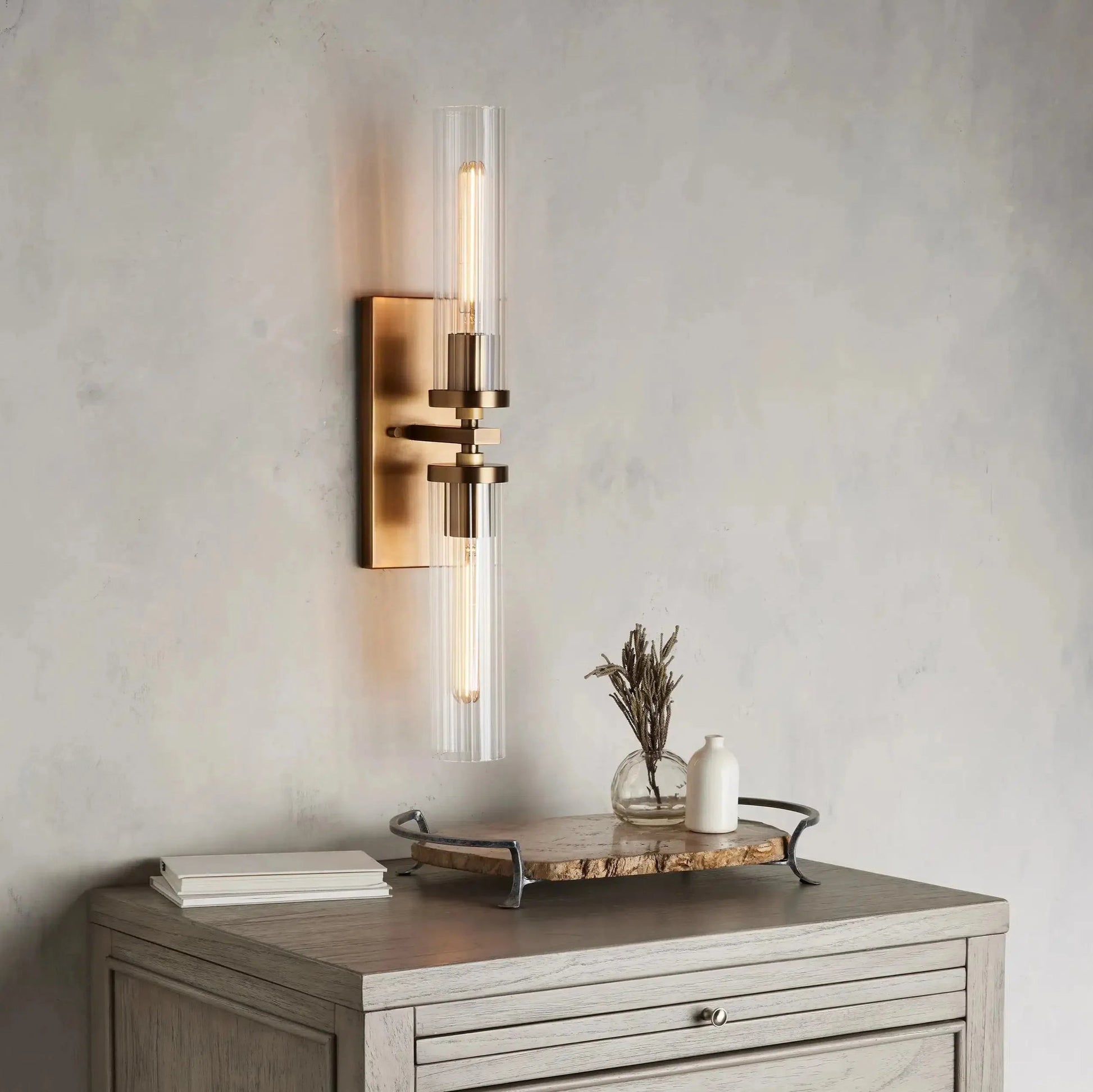 Andreas 2-Light Wall Sconce-Fanci Lamps
