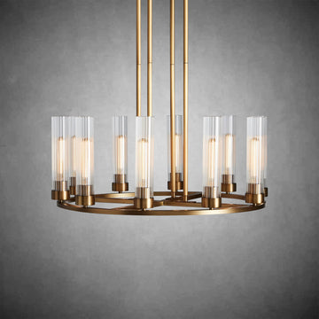 Andreas Round Chandelier 10/12 Light-Fanci Lamps