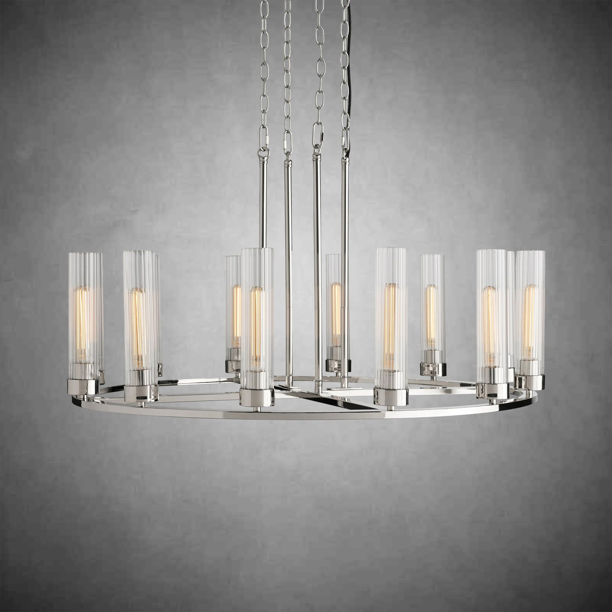 Andreas Round Chandelier 10/12 Light-Fanci Lamps