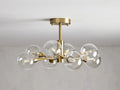 Apollo Modern Glass Ball Flushmount 20''36''47''-Fanci Lamps