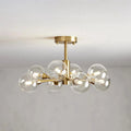 Apollo Modern Glass Ball Flushmount 20''36''47''-Fanci Lamps