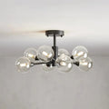 Apollo Modern Glass Ball Flushmount 20''36''47''-Fanci Lamps