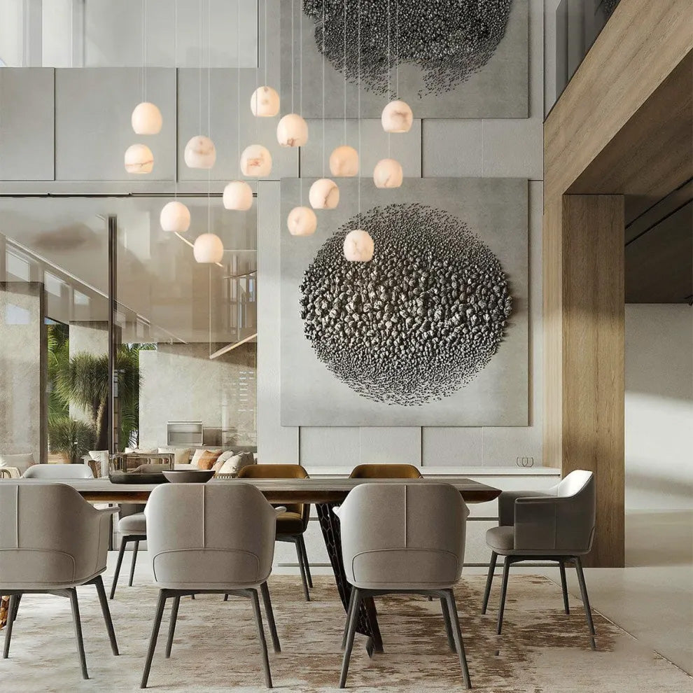 Arica Rectangular Chandelier 15/30 Light-Fanci Lamps