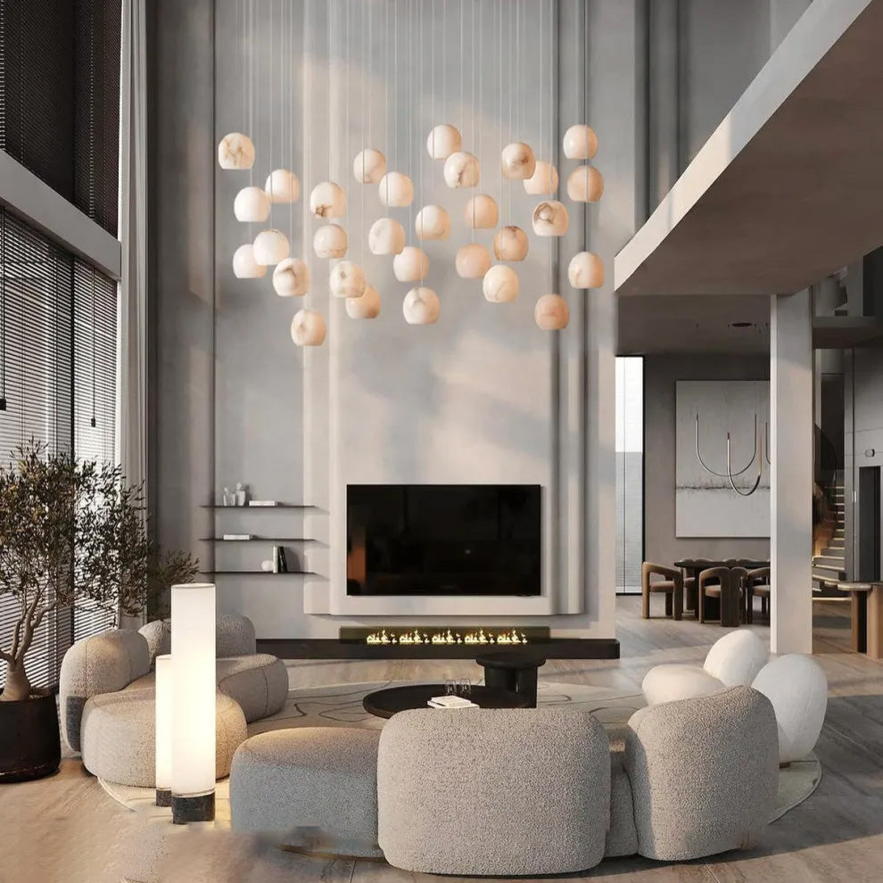 Arica Rectangular Chandelier 15/30 Light-Fanci Lamps