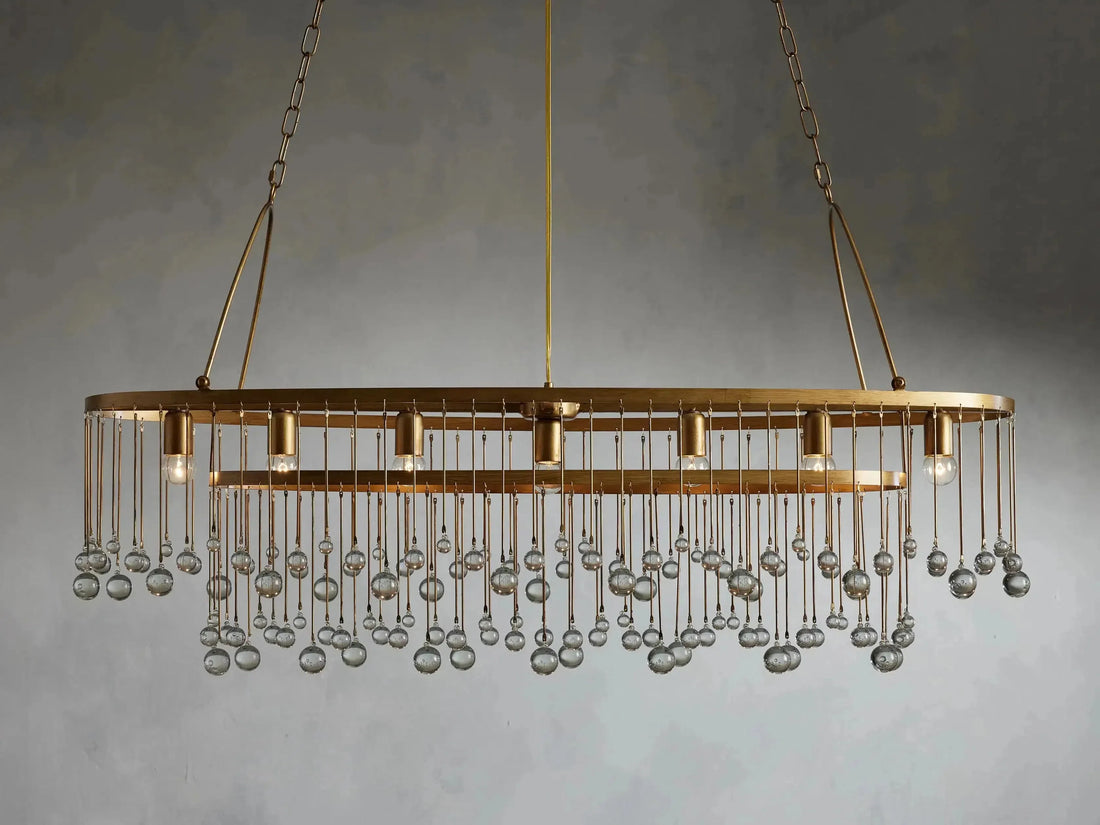 Aubrey Oval Chandelier-Fanci Lamps