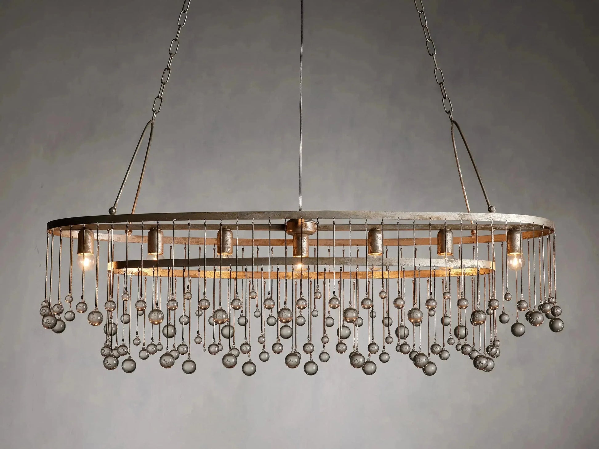 Aubrey Oval Chandelier-Fanci Lamps