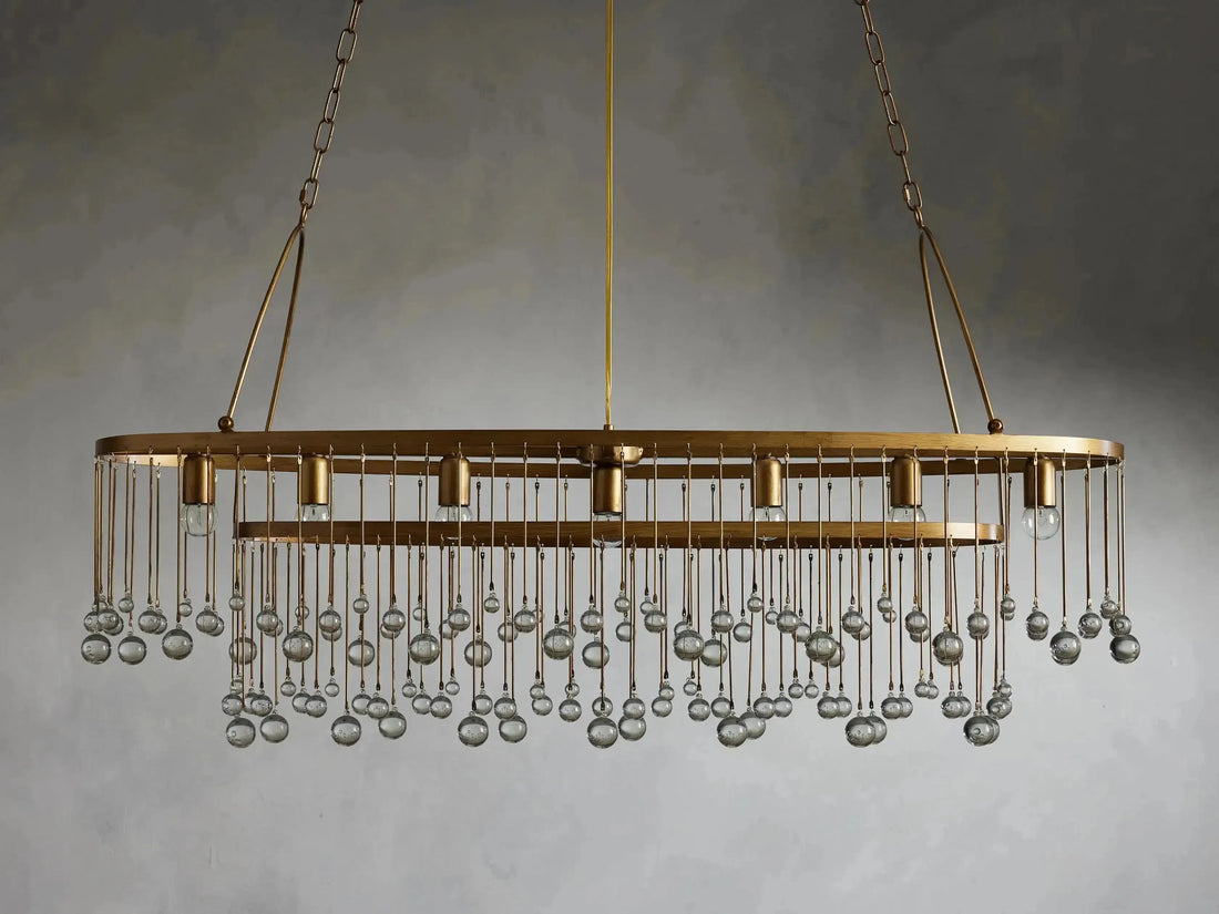 Aubrey Oval Chandelier-Fanci Lamps
