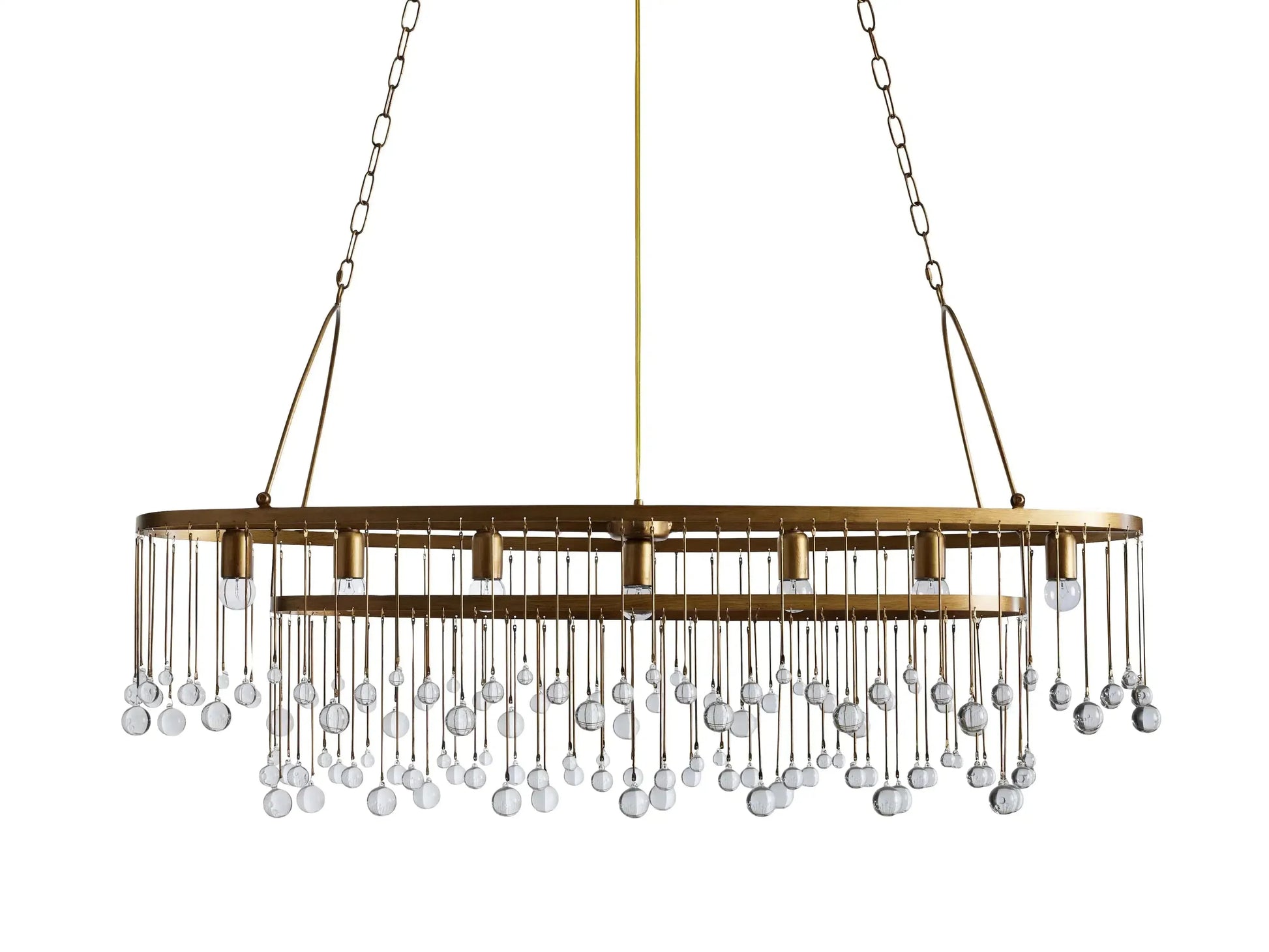 Aubrey Oval Chandelier-Fanci Lamps