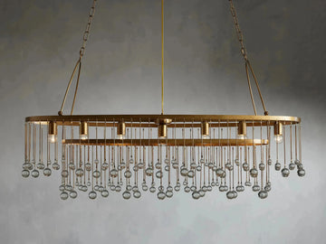 Aubrey Rectangular Chandelier 47''60''-Fanci Lamps