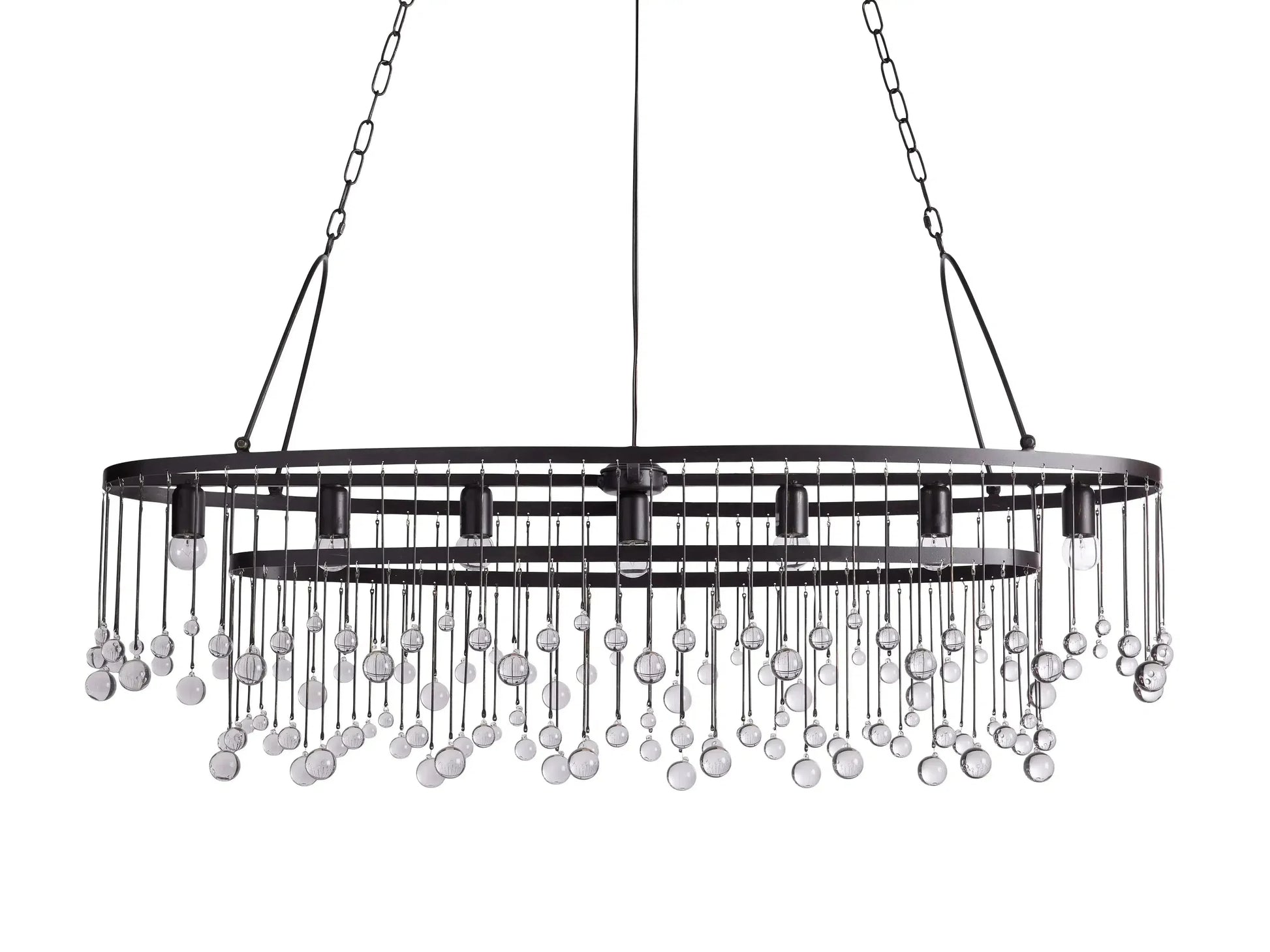 Aubrey Rectangular Chandelier 47''60''-Fanci Lamps