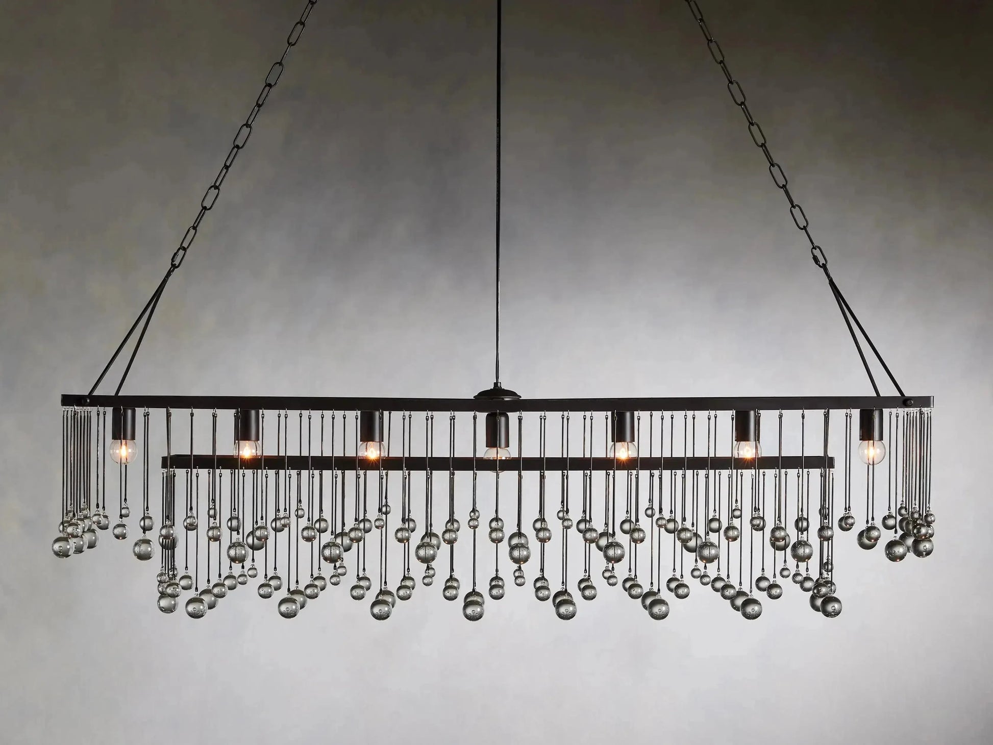 Aubrey Rectangular Chandelier 47''60''-Fanci Lamps