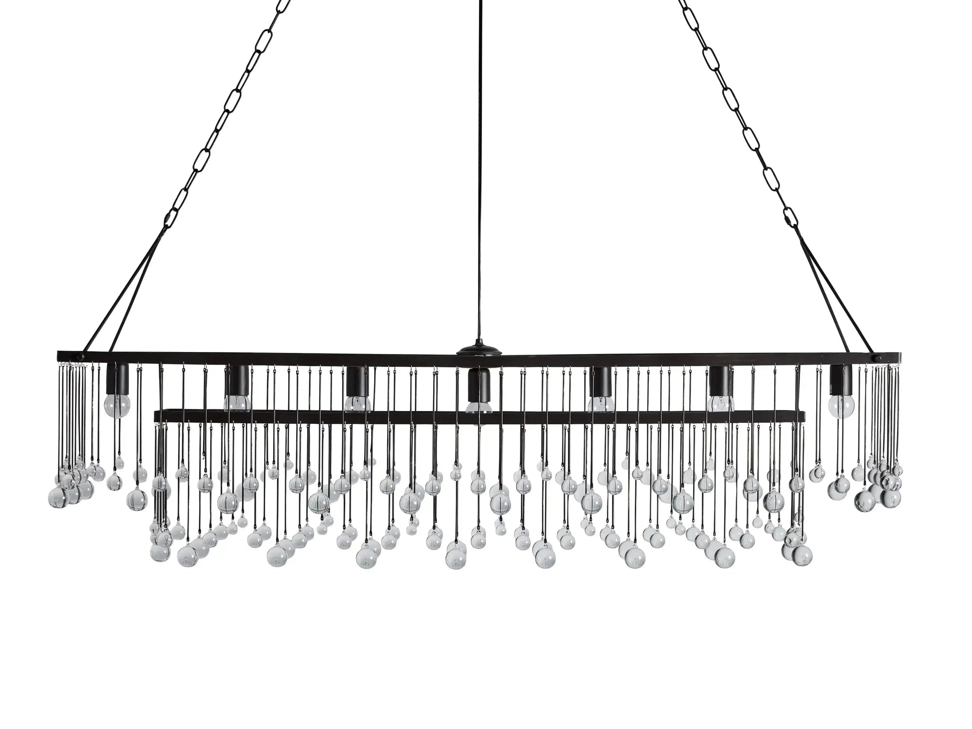 Aubrey Rectangular Chandelier 47''60''-Fanci Lamps